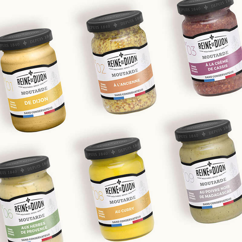 packaging gamme bio reine de de dijon