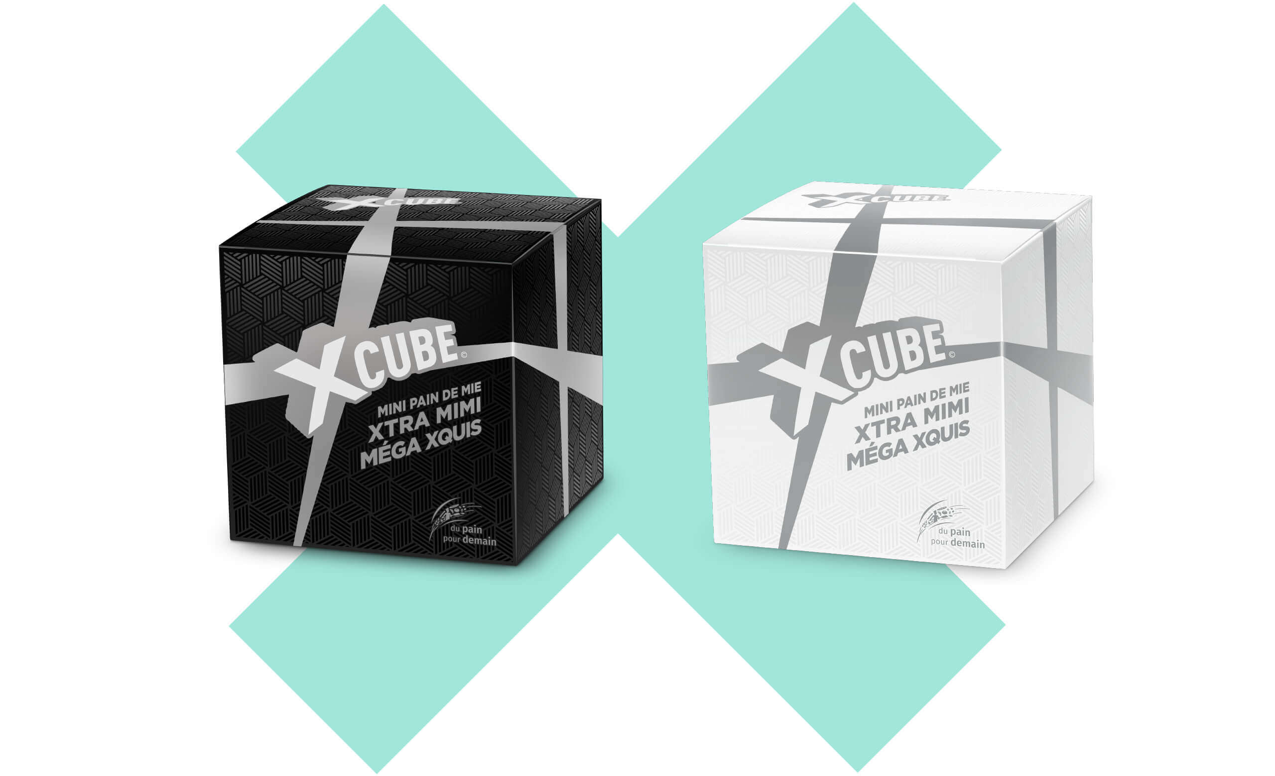 visuel packaging X Cube