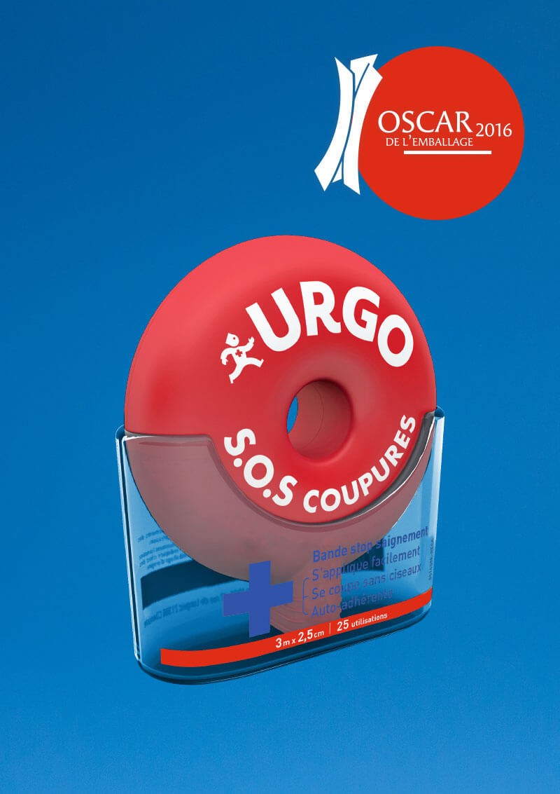 Design packaging SOS Coupure URGO