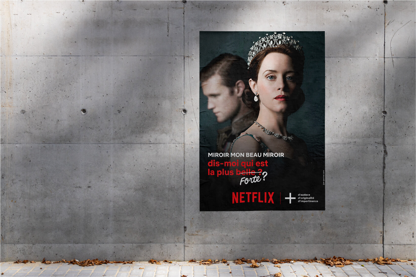 Campagne pub Netflix Disney The Crown