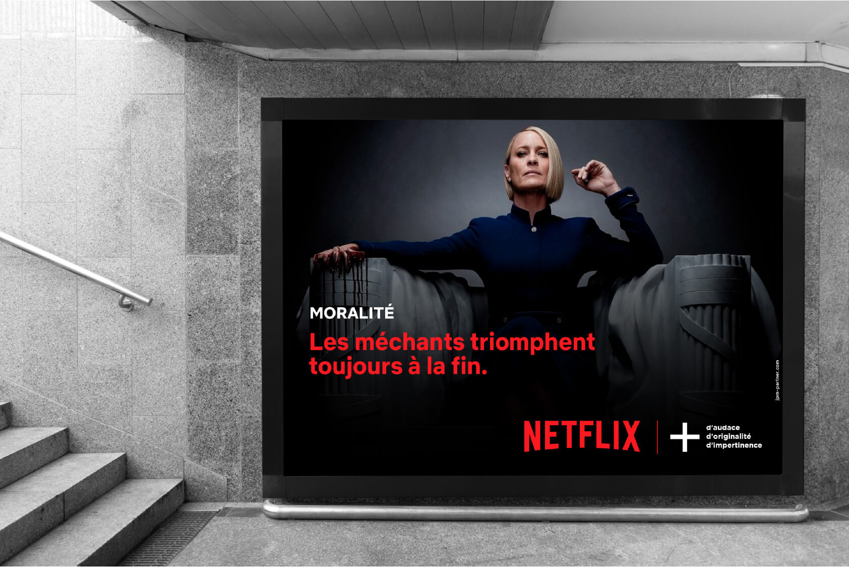 Campagne pub Netflix House of Cards