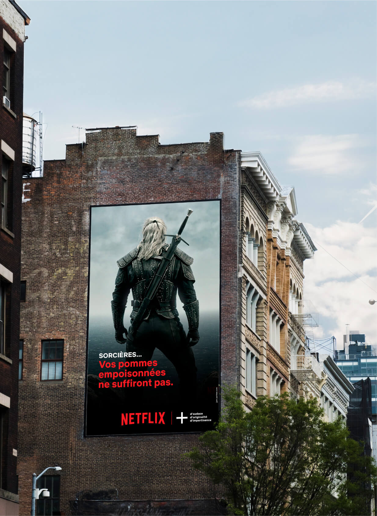 Campagne pub Netflix The Witcher