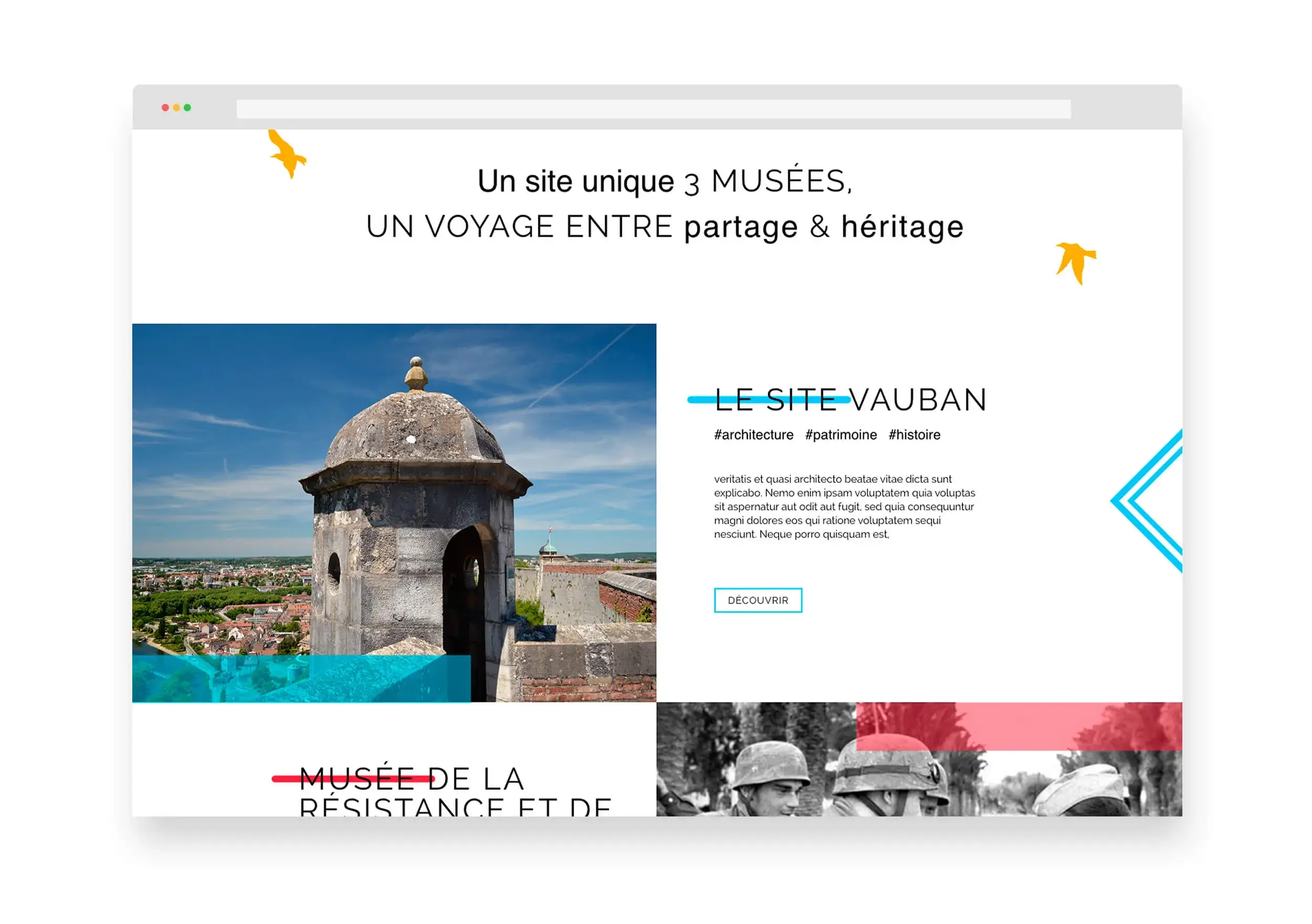 Projet de refonte du site vitrine de la Citadelle de Besançon