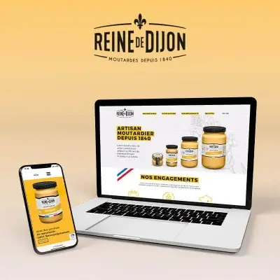 projet de site web pour Reine de Dijon