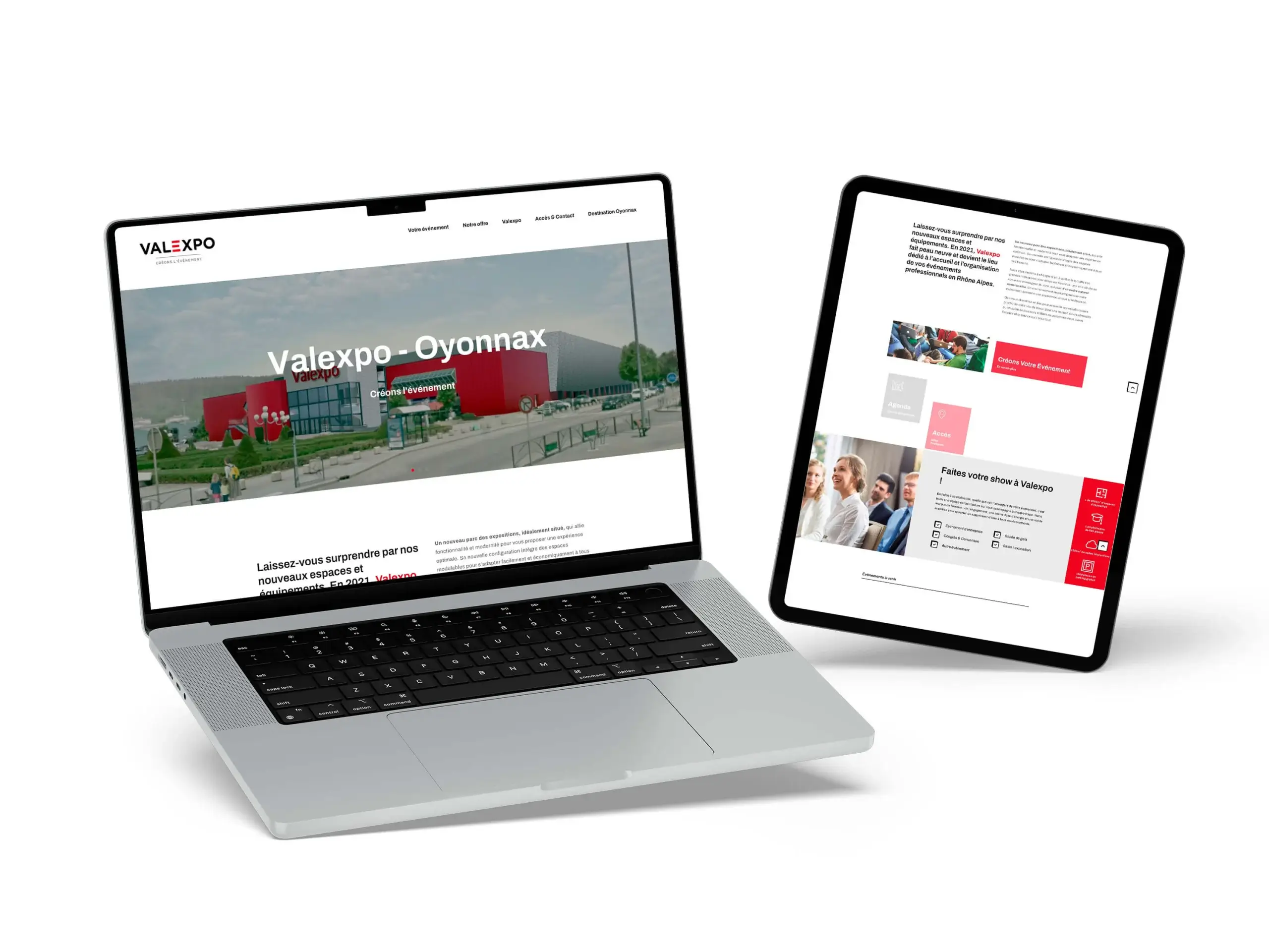 site web du parc d'exposition de la ville d'Oyonnax