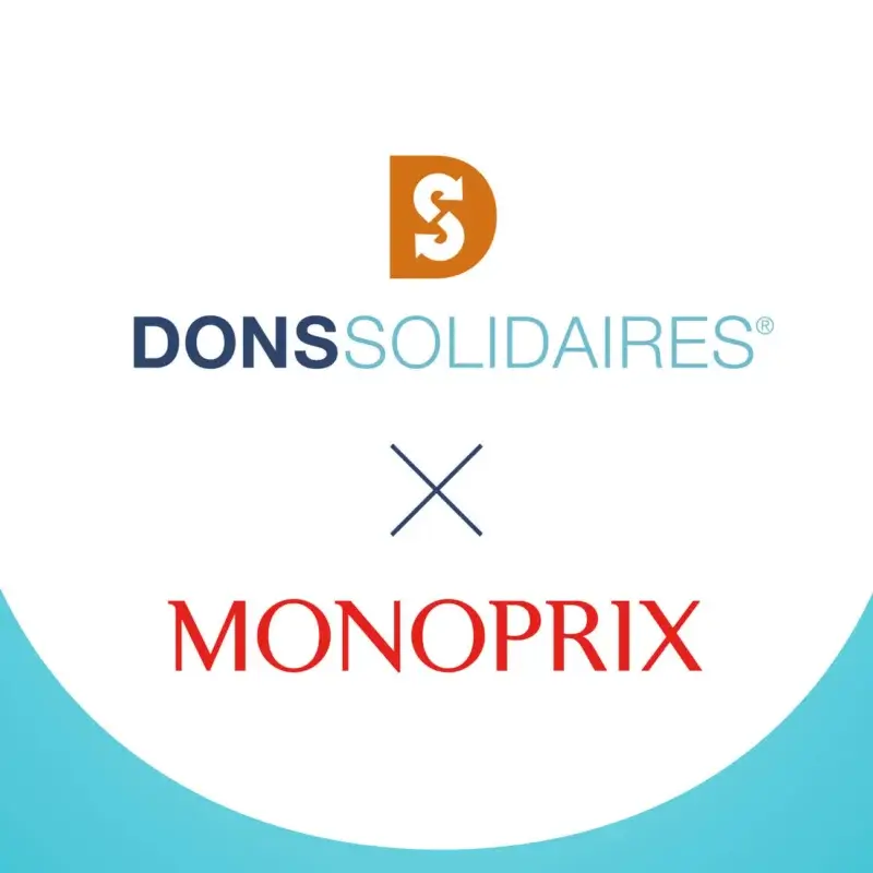 Logo Dons Solidaires Monoprix