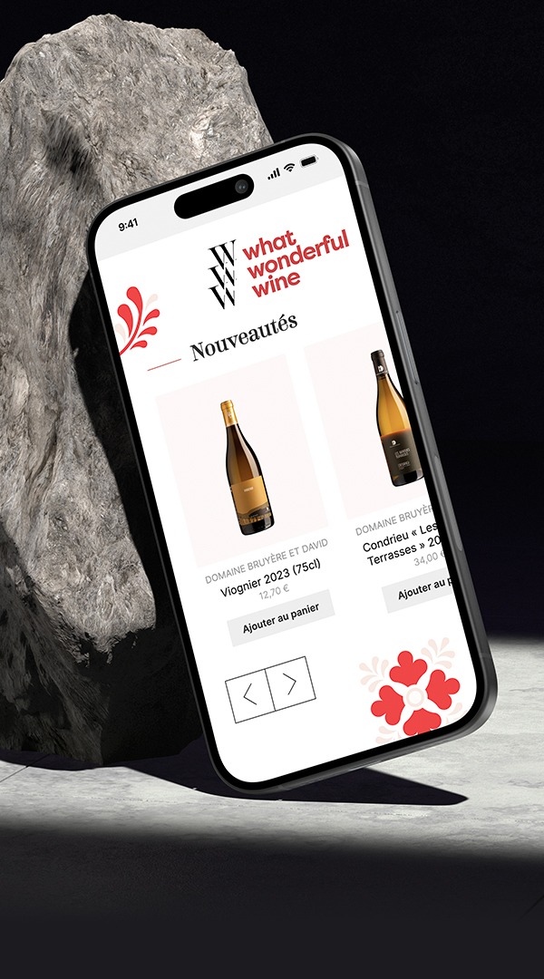 site ecommerce what wonderful wine