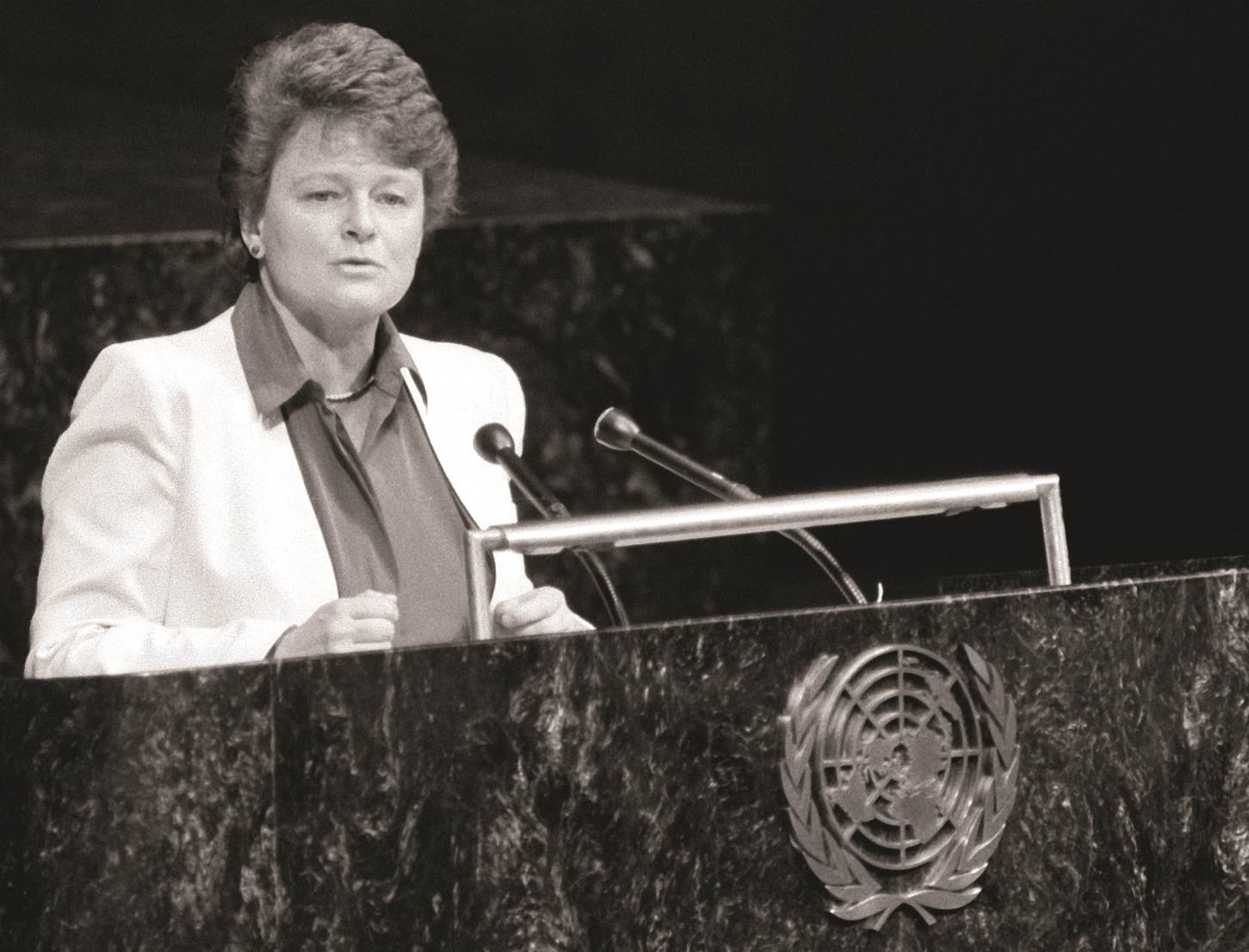 Gro Harlem Brundtland en 1987
