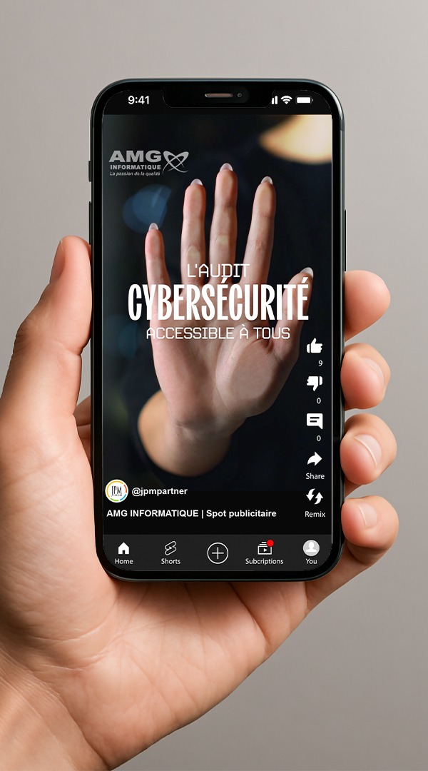 AMG Informatique - Spot publicitaire cybersécurité